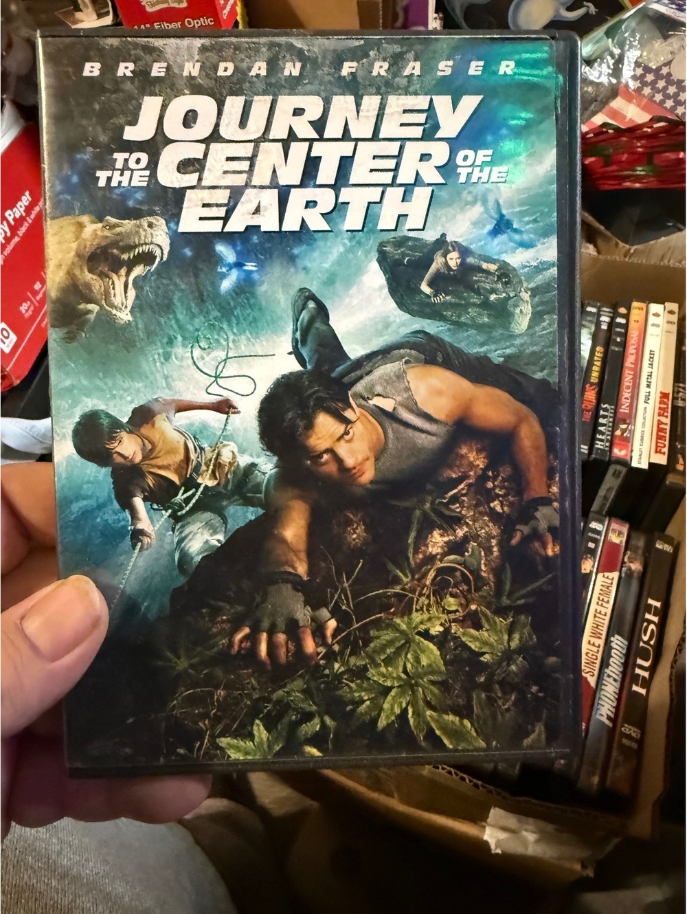 Journey to the Center of the Earth DVD Brendan Fraser 3D Adventure Movie